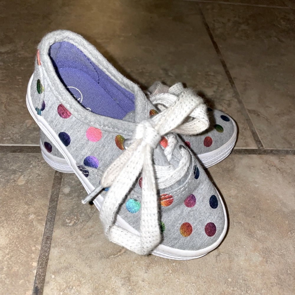 Cat and Jack Polka Dot Shoes 6